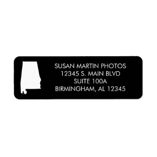 Black and White Alabama Modern Minimalist