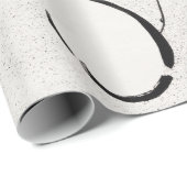 Black and White Art Jane Avril von Toulouse Lautre Geschenkpapier (Rolleneckpunkt)