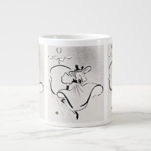 Black and White Art Jane Avril von Toulouse Lautre Jumbo-Tasse