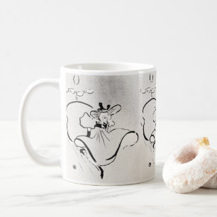 Black and White Art Jane Avril von Toulouse Lautre Kaffeetasse
