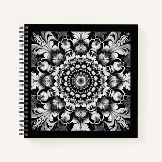 Black and White Bliss Notizblock (Vorderseite)