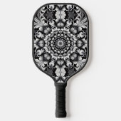 Black and White Bliss Pickleball Schläger (Vorderseite)