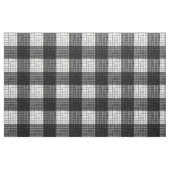 Black and White Bold Checkered Plaid Design  Stoff (Fat Quarter (45,7 x 55,9 cm))