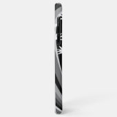 Black and White Botanical Illustration Curved Back Case-Mate iPhone Hülle (Hinten/Links)