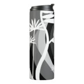 Black and White Botanical Illustration Thermosbecher (Nach links gedreht)