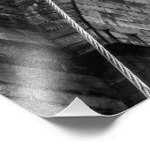 Black and White Brooklyn Bridge Foto NYC (Ecke)