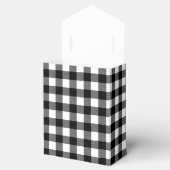 Black and White Buffalo Kariert Danke Geschenkschachtel (Geöffnet)