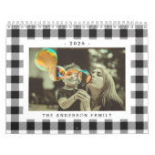 Black and White Buffalo Karo 2025 Foto Kalender (Titelbild)