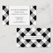 Black and White Buffalo Karo Business Consultant Visitenkarte (Vorne/Hinten)