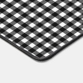 Black and white buffalo patterned desk mat schreibtischunterlage (Ecke)