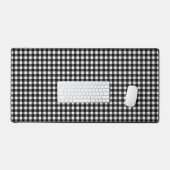Black and white buffalo patterned desk mat schreibtischunterlage (Tastatur & Maus)