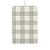 Black and White Buffalo Plaid Autolufterfrischer (Vorderseite)