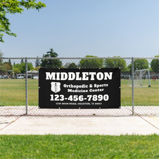 Black and White Business Banner with Logo (Insitu)