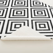 Black and white checked digital wallpaper sherpadecke (3/4)