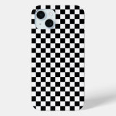 Black and white checkerboard pattern  Case-Mate iPhone hülle (Rückseite)