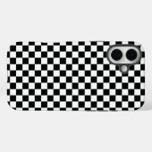 Black and white checkerboard pattern  Case-Mate iPhone hülle (Rückseite (Horizontal))