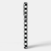 Black and white checkerboard pattern  Case-Mate iPhone hülle (Rückseite / Links)