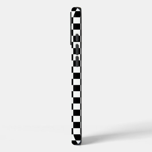 Black and white checkerboard pattern  Case-Mate iPhone hülle (Rückseite / Links)