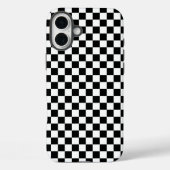 Black and white checkerboard pattern  Case-Mate iPhone hülle (Rückseite)