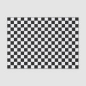 Black and white checkerboard pattern  seidenpapier (Vorderseite)