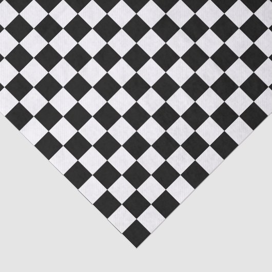 Black and white checkerboard pattern  seidenpapier (Ausschnitt)