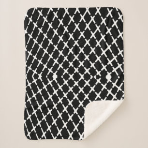 Black and white checkered illustration sherpadecke