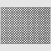 Black and White Checkered Tissue Paper Seidenpapier (Vorderseite)