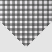 Black and White Checkered Tissue Paper Seidenpapier (Ausschnitt)