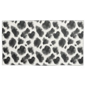 Black and White Cow Print Pattern Kissenbezug (Vorderseite-Links)