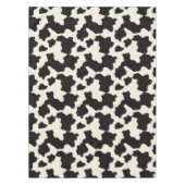 Black and White Cowhide Pattern Tischdecke (Vorderseite)