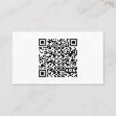 Black and White Crystals Salon Spa  Visitenkarte (Rückseite)