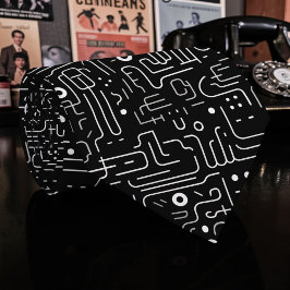 Black and White Custom Necktie Krawatte