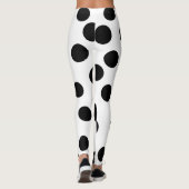 black_and_white_dalmatian_spot_pattern leggings (Rückseite)