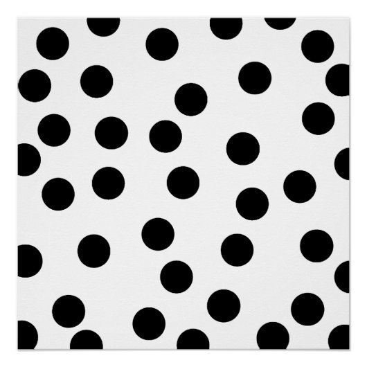black_and_white_dalmatian_spot_pattern poster (Vorderseite)
