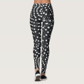 Black and White  Design Leggings (Rückseite)