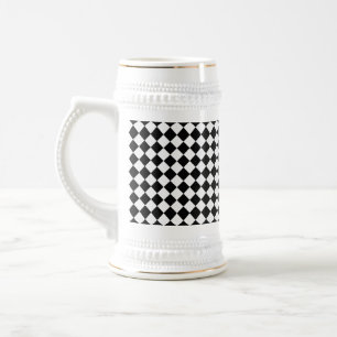 Black and White Diamond Pattern by Shirley Taylor Bierglas