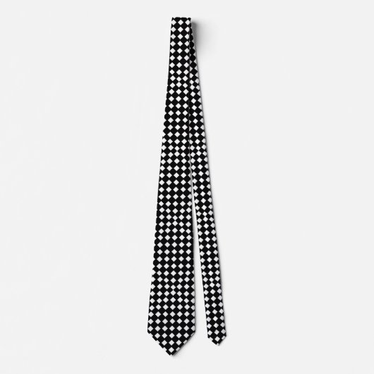 Black and White Diamonds Tie Krawatte (Vorderseite)