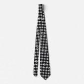 Black and White Diamonds Tie Krawatte (Rückseite)