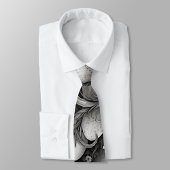 Black and White Easter Eggs  Krawatte