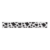 Black and white Faux Cowhide Ripsband (Vorderseite)