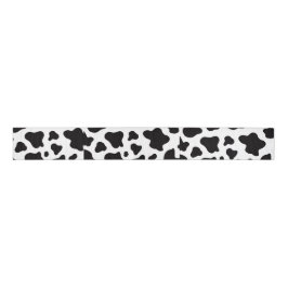 Black and white Faux Cowhide  Ripsband