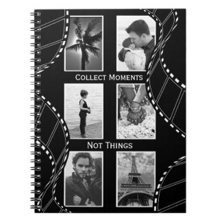 Black and White Film Reel Custom Photo Notizblock