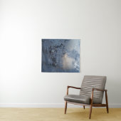 Black and white floral textile wandteppich (Beispiel (Horizontal))