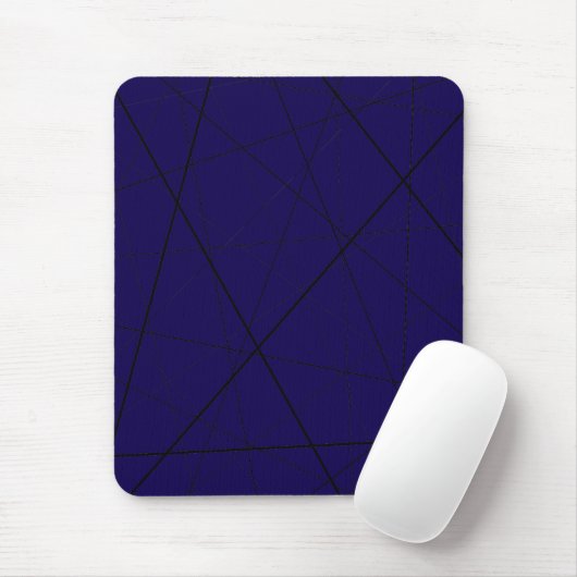 Black and white geometric pattern mousepad (Mit Mouse)