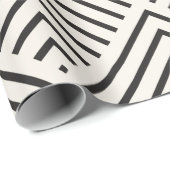 Black and white geometric pattern with overlapping geschenkpapier (Rolleneckpunkt)