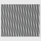 Black and white geometrical pattern geschenkpapier (Flach)