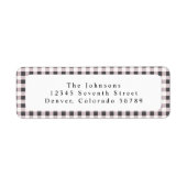 Black and White Gingham Plaid Custom (Vorne)