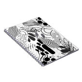 Black and white & gradient abstract graphic note notizblock (Rechte Seite)