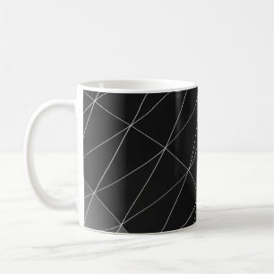 Black and white graphic illustration kaffeetasse