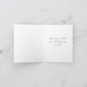 black and white hands with coffee on Note Card Karte (Innenseite)